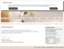 Tablet Screenshot of plastische-chirurgie-voigt.de